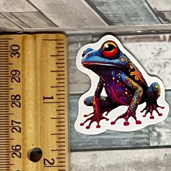 ๐10/$10๐ Psychedelic Frog Waterproof Sticker Decal - Picture 1 of 1
